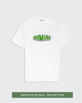 Warp Bubble Logo T-Shirt - White/Green