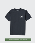 Vortex Bubble Logo T-Shirt - Dark Grey/Mono