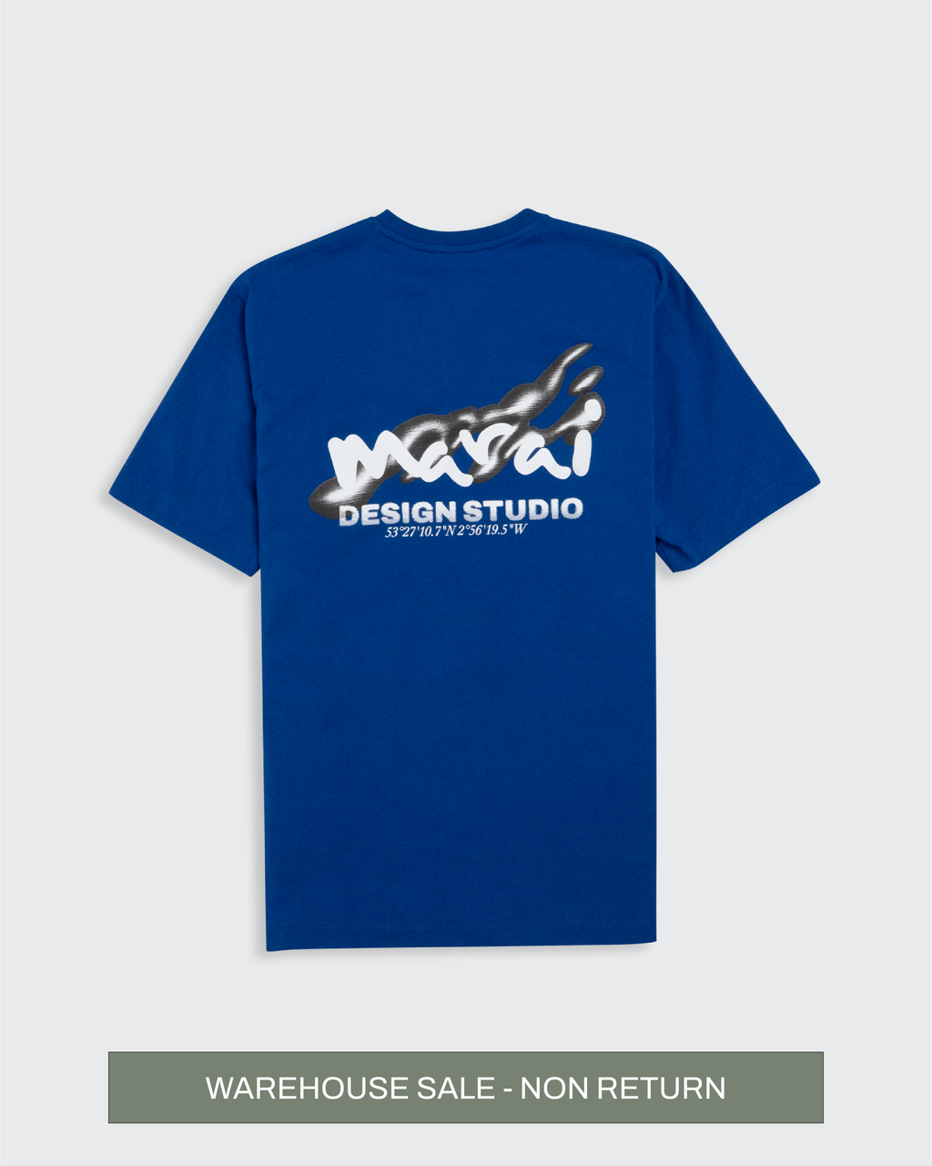 Design Studio Printed T-Shirt - Cobalt