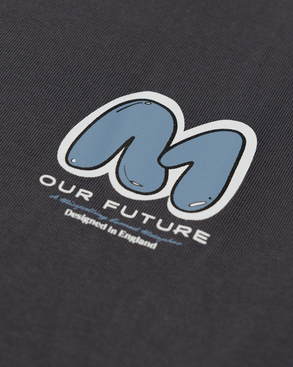 XL Bubble Logo T-Shirt - Dark Grey/Turb