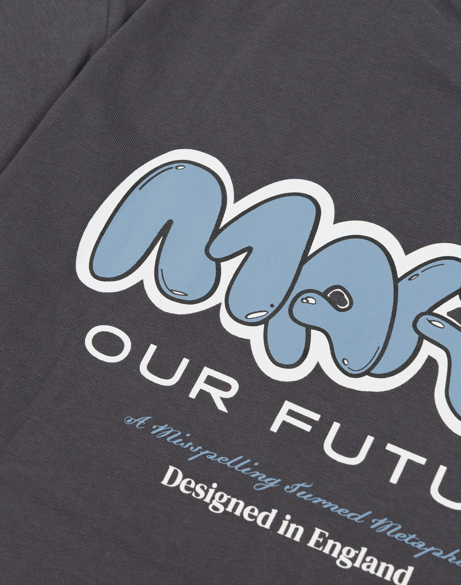 XL Bubble Logo T-Shirt - Dark Grey/Turb