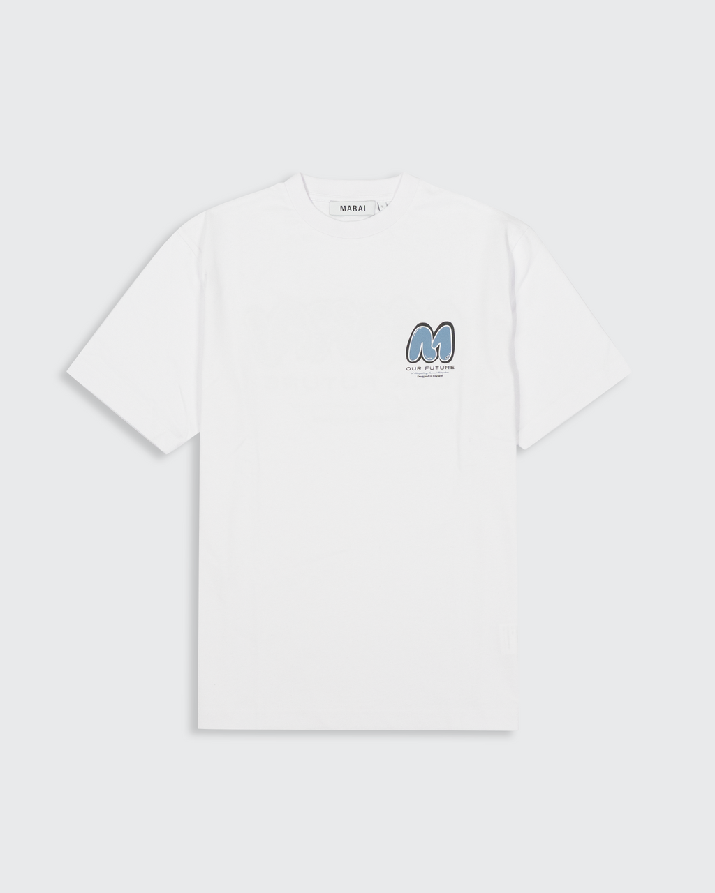 XL Bubble Logo T-Shirt - White/Turb