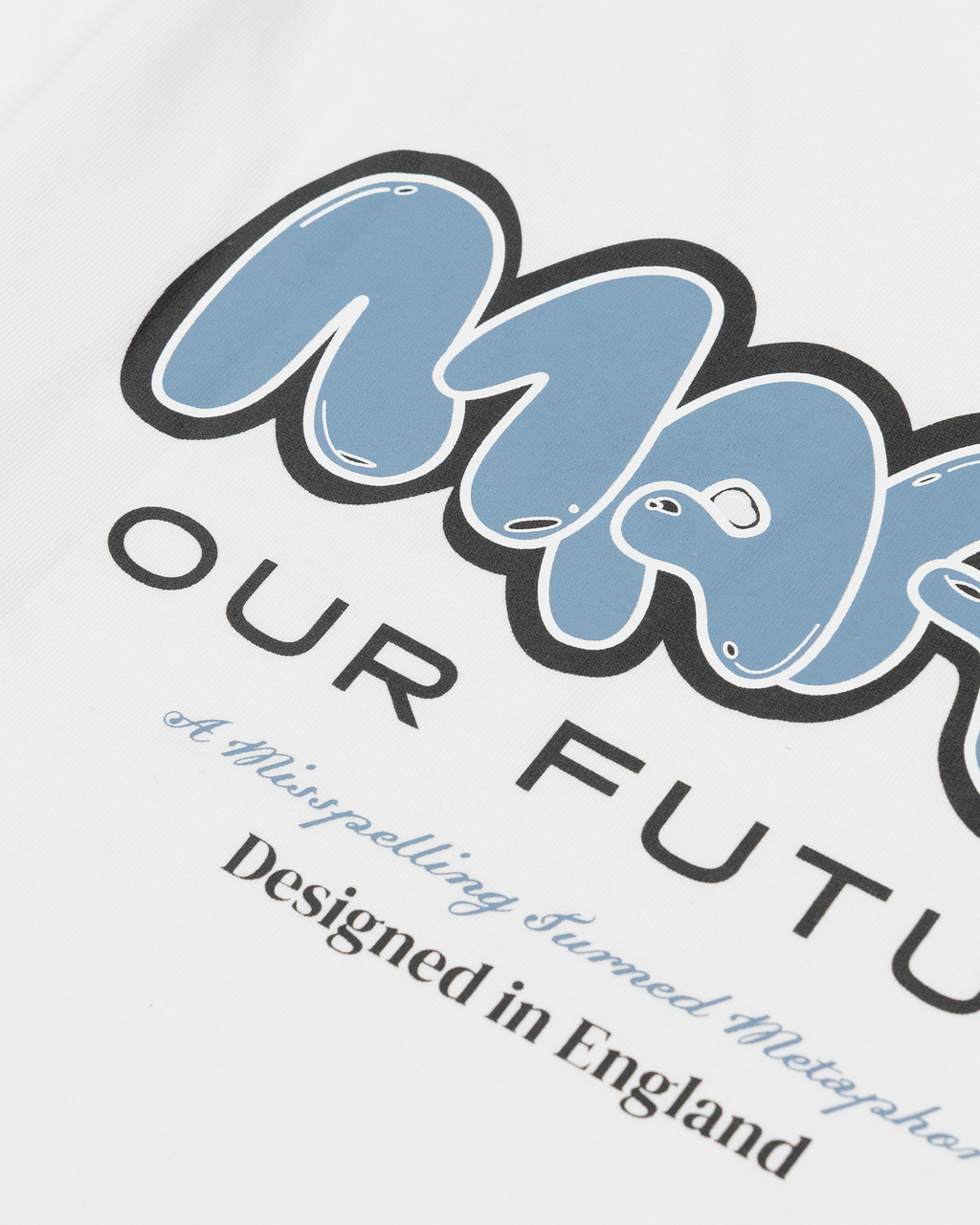 XL Bubble Logo T-Shirt - White/Turb